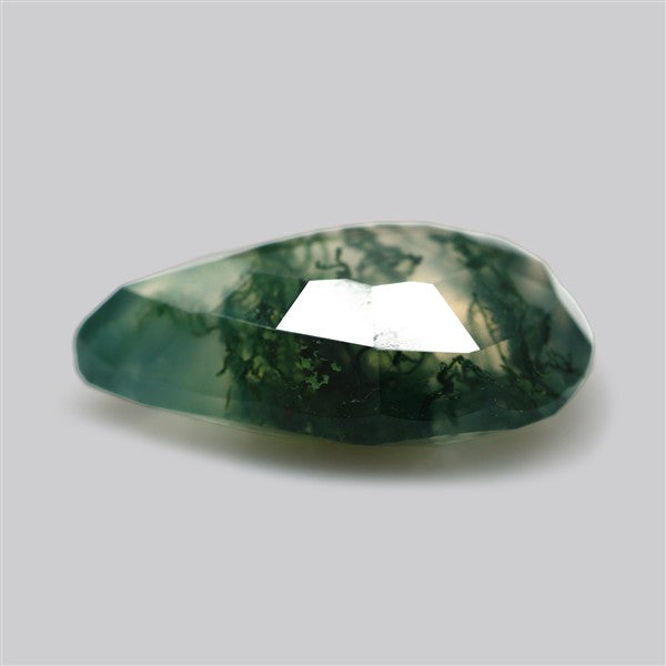 Faceted Moss Agate