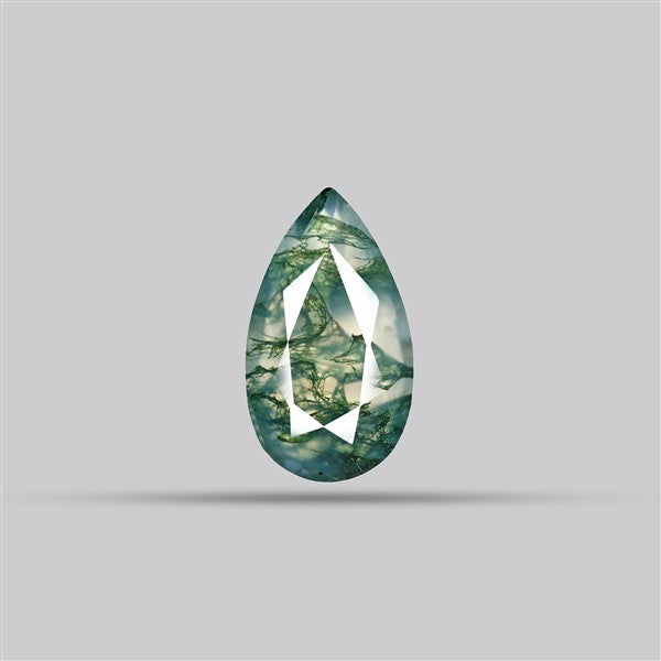 Faceted Moss Agate