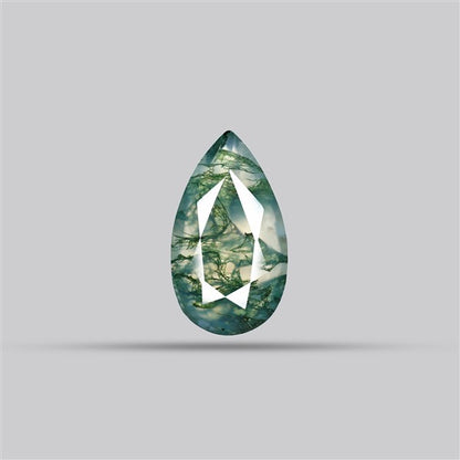 Faceted Moss Agate