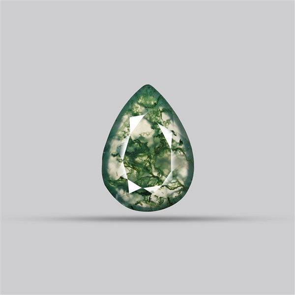 Faceted Moss Agate