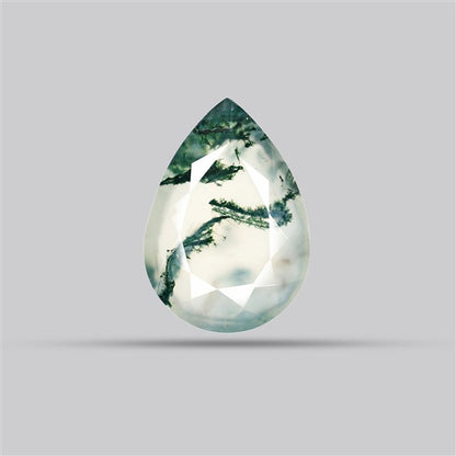 Faceted Moss Agate