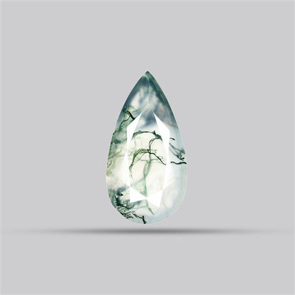 Faceted Moss Agate