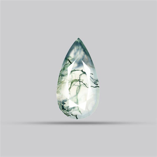 Faceted Moss Agate