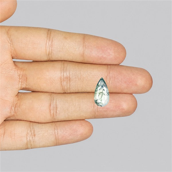 Faceted Moss Agate