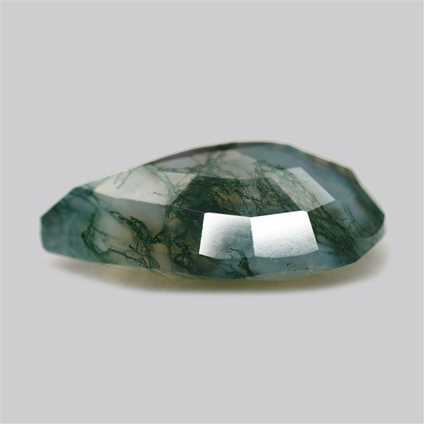 Faceted Moss Agate