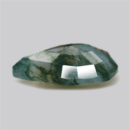 Faceted Moss Agate
