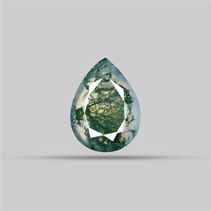 Faceted Moss Agate