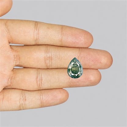 Faceted Moss Agate