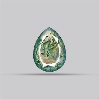Faceted Moss Agate
