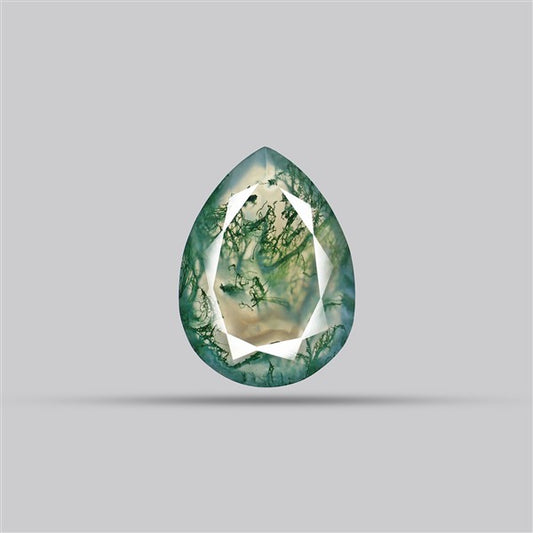 Faceted Moss Agate