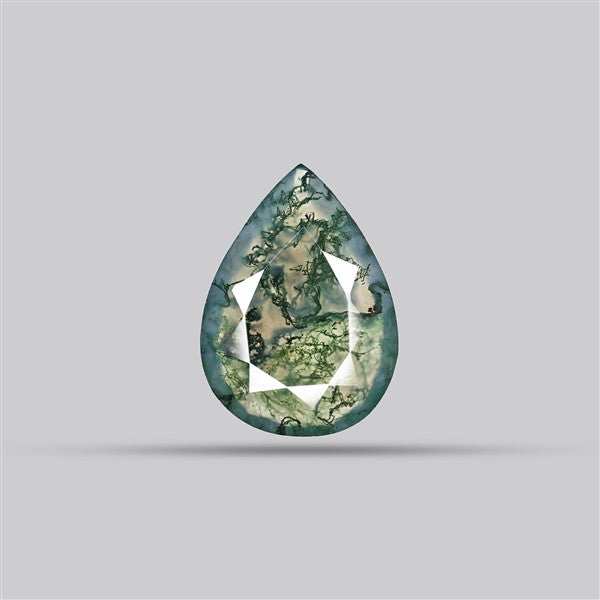 Faceted Moss Agate