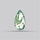Faceted Moss Agate