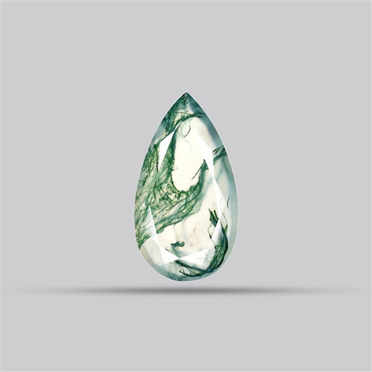 Faceted Moss Agate