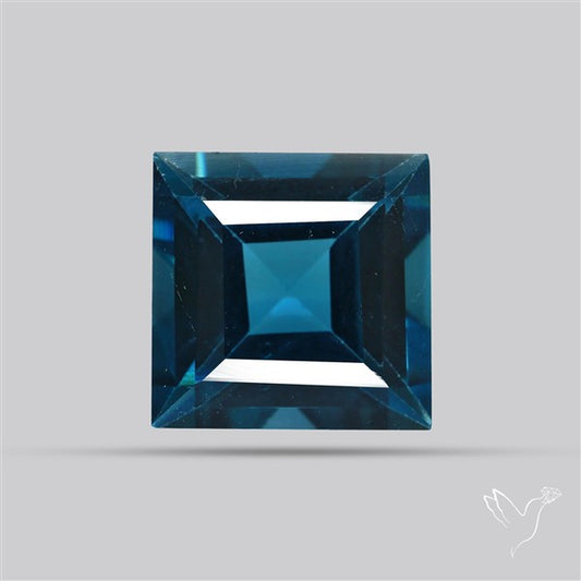AAA London Blue Topaz Faceted Fine Gemstone
