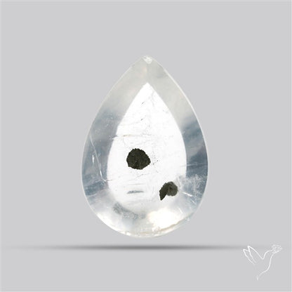 Rare Pyrite Included Quartz Cabochon
