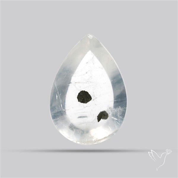 Rare Pyrite Included Quartz Cabochon