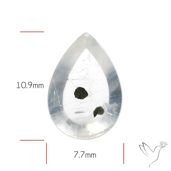 Rare Pyrite Included Quartz Cabochon