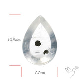 Rare Pyrite Included Quartz Cabochon