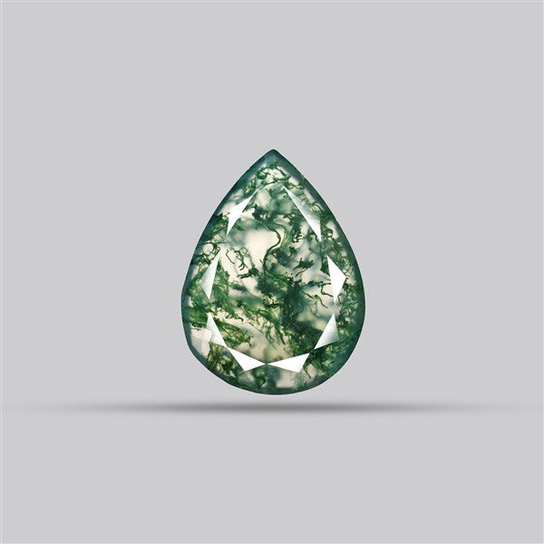 Faceted Moss Agate