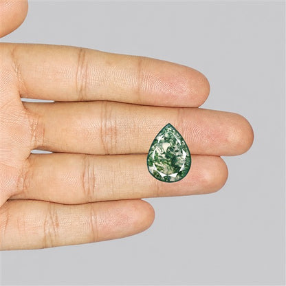 Faceted Moss Agate
