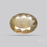 Faceted Golden Rutilated Quartz