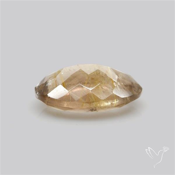 Faceted Golden Rutilated Quartz