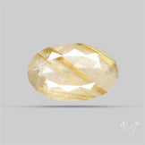 Faceted Golden Rutilated Quartz