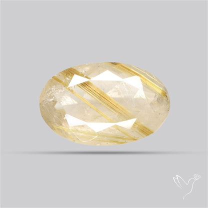 Faceted Golden Rutilated Quartz