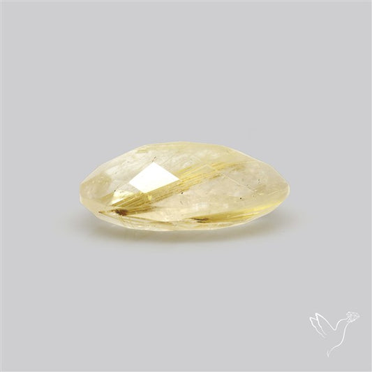 Faceted Golden Rutilated Quartz