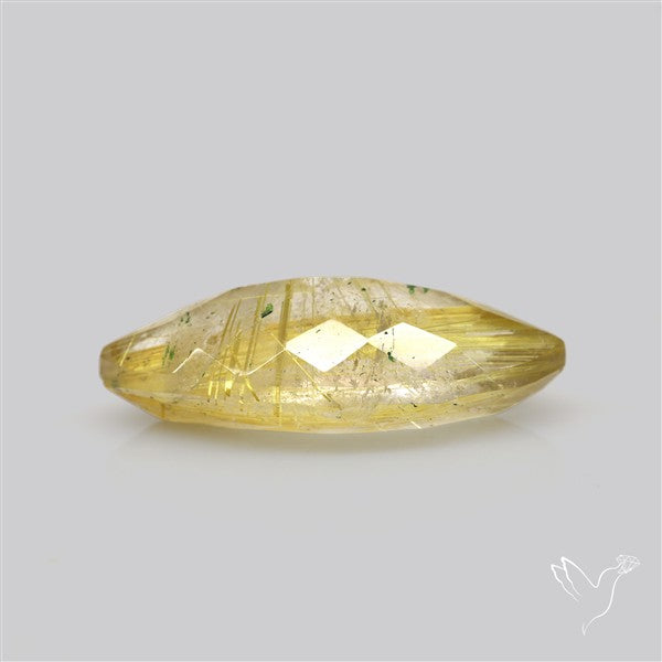 Faceted Golden Rutilated Quartz