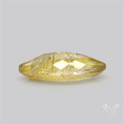 Faceted Golden Rutilated Quartz