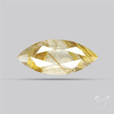 Faceted Golden Rutilated Quartz