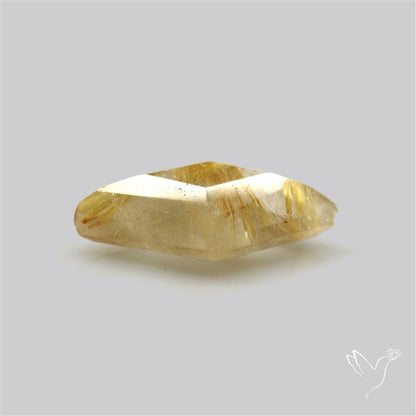 Faceted Golden Rutilated Quartz