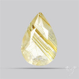 Faceted Golden Rutilated Quartz