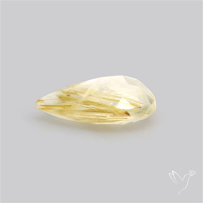 Faceted Golden Rutilated Quartz