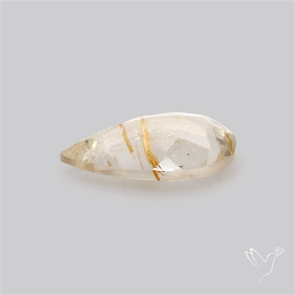 Faceted Golden Rutilated Quartz