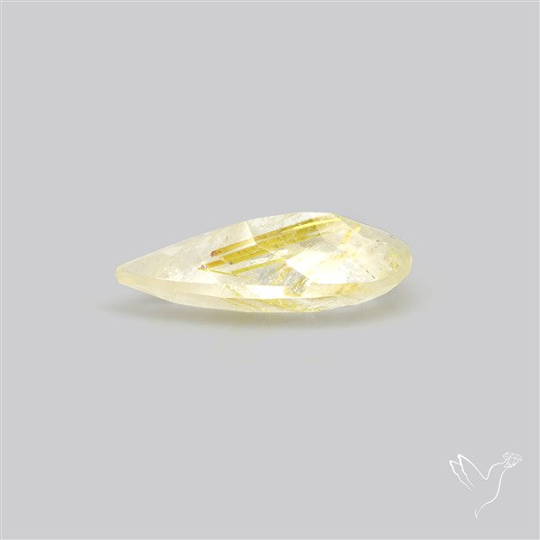 Faceted Golden Rutilated Quartz
