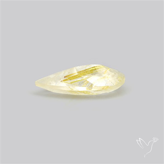 Faceted Golden Rutilated Quartz