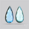 Faceted Blue Labradorites Pair