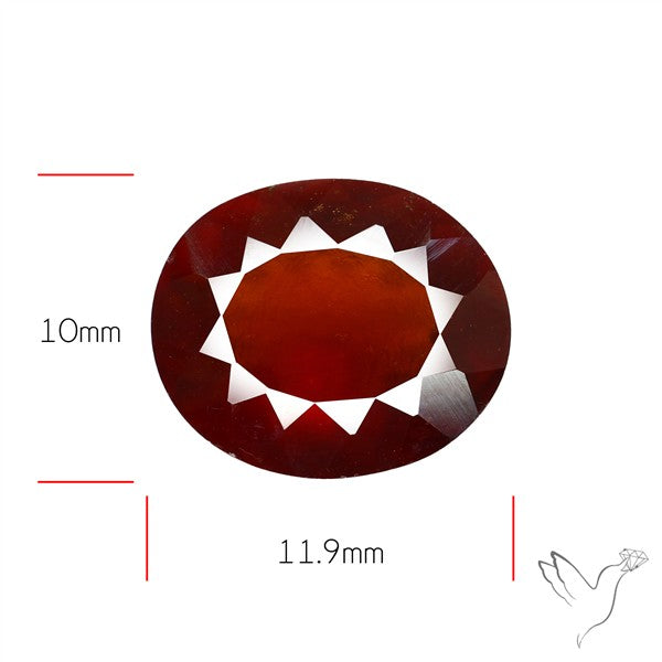 Ceylon Hessonite Garnet Faceted Fine Gemstone