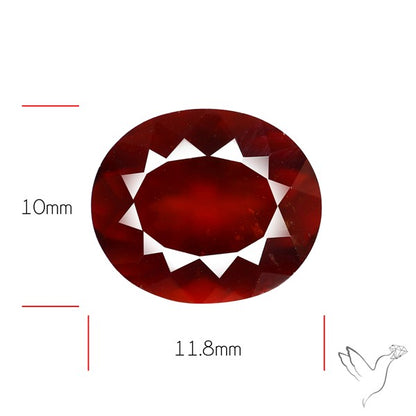 Ceylon Hessonite Garnet Faceted Fine Gemstone