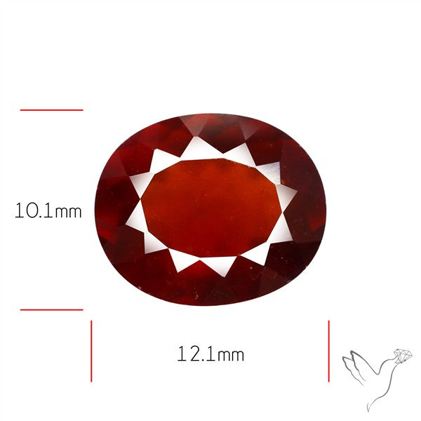 Ceylon Hessonite Garnet Faceted Fine Gemstone