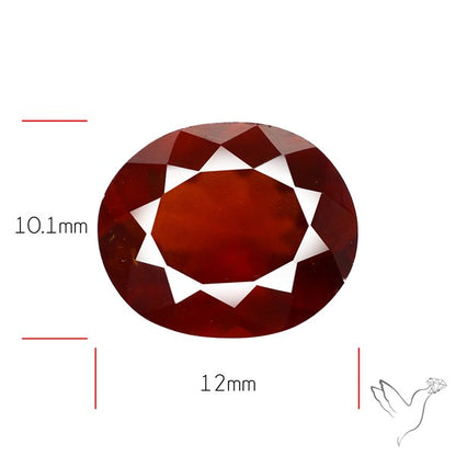Ceylon Hessonite Garnet Faceted Fine Gemstone