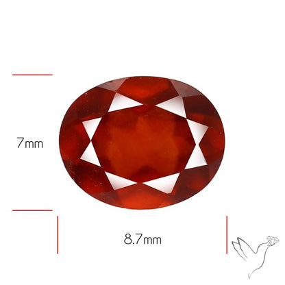 Ceylon Hessonite Garnet Faceted Fine Gemstone