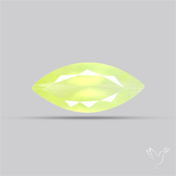 Faceted Gem Australian Prehnite