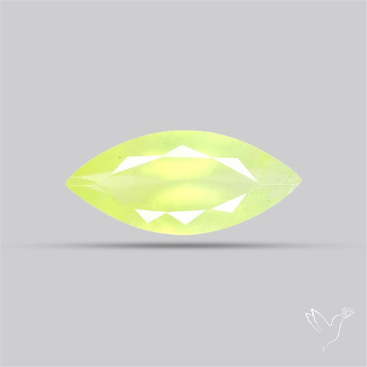 Faceted Gem Australian Prehnite