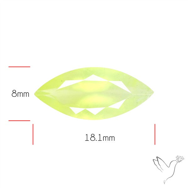 Faceted Gem Australian Prehnite