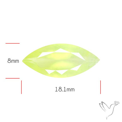 Faceted Gem Australian Prehnite