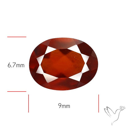 Ceylon Hessonite Garnet Faceted Fine Gemstone