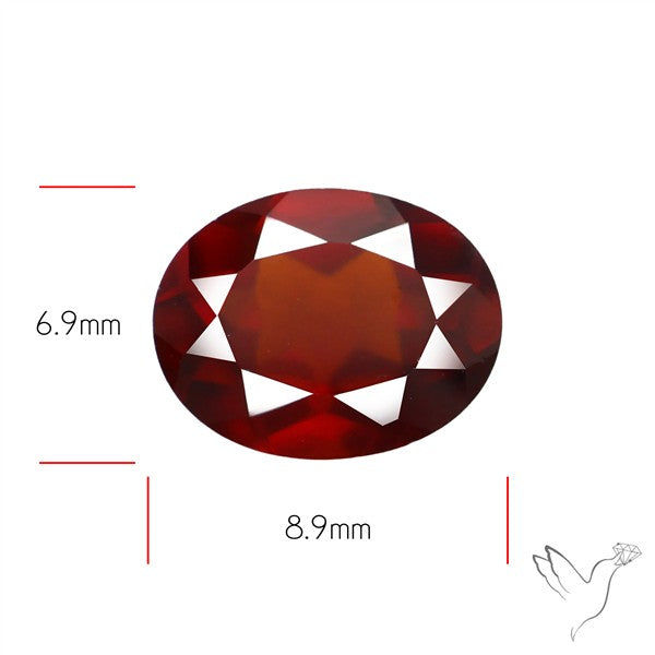 Ceylon Hessonite Garnet Faceted Fine Gemstone